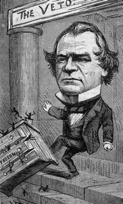 Sự Phế truất của Andrew Johnson; Bối cảnh chính trị hỗn độn của Reconstruction và cuộc đấu tranh quyền lực giữa Tổng thống và Quốc hội